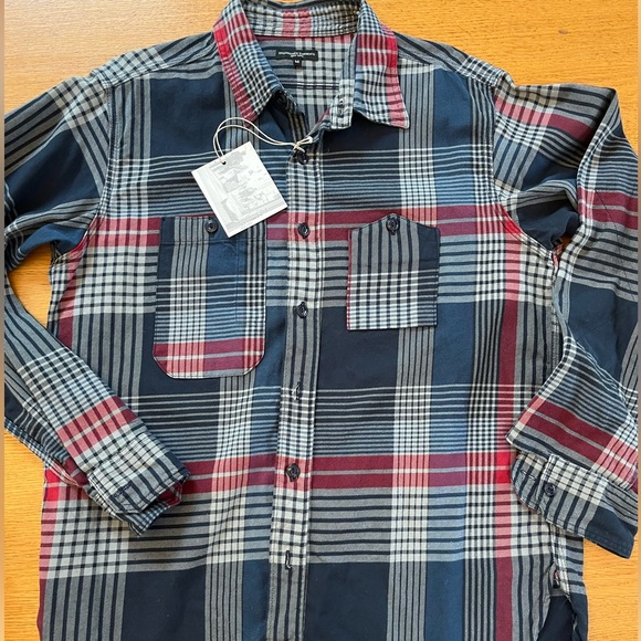 Engineered Garments men’s plaid Flannel shirt, size M - Picture 1 of 6